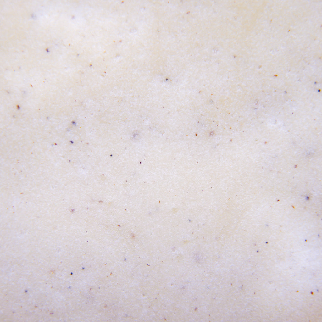 Close-up of the light beige color and texture of "Vanilla" Body Butter